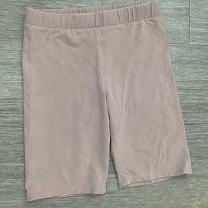 Pink biker shorts
